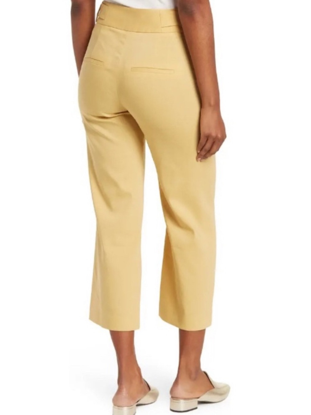 Veronica Beard • Aubrie High Rise Wide Leg Linen Blend Crop Pant - Picture 6 of 11